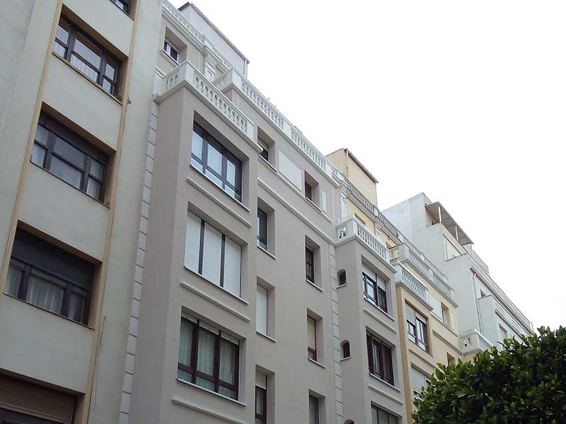 Rehabilitación de fachada en C/San José 12 de Santander